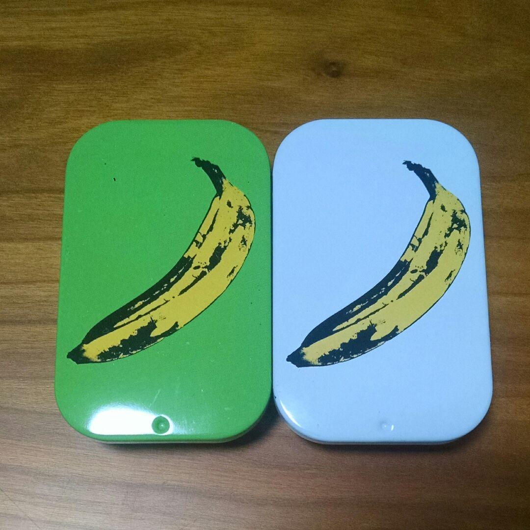 アンディウォーホル　キャンディ缶　UHA 味覚糖　バナナセット