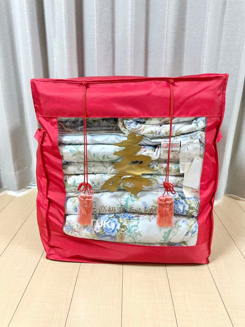 【未使用】TUK 東洋羽毛 セット 高級羽毛 掛布団　敷布団 肌掛け布団 枕 ③