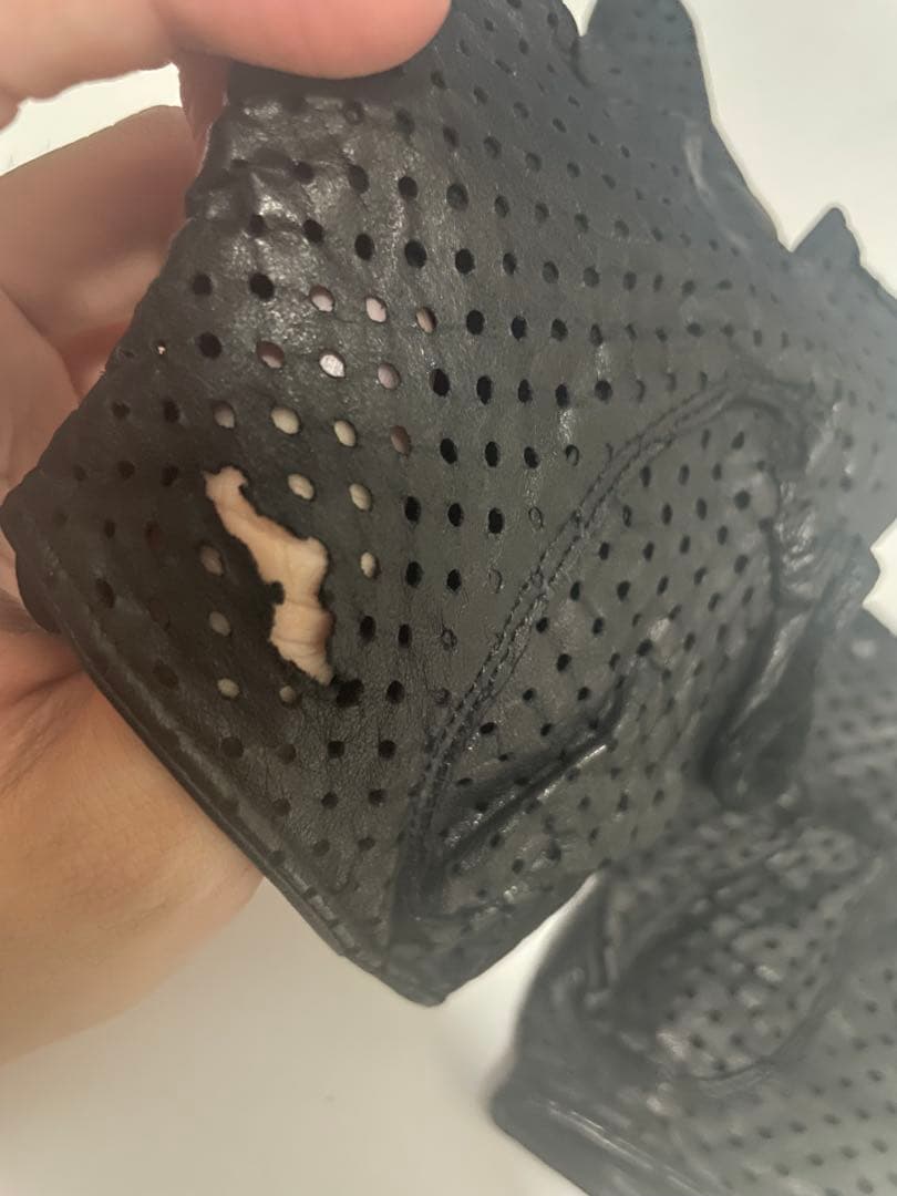 ナンバーナイン メッシュレザーグローブ