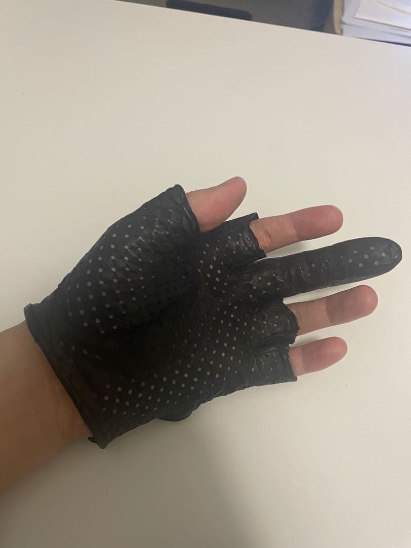 ナンバーナイン メッシュレザーグローブ