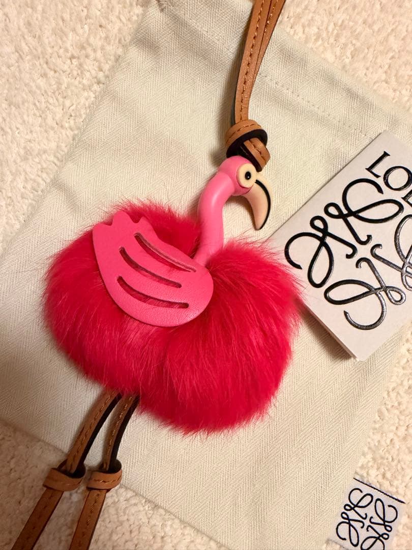 LOEWE フラミンゴ バッグチャーム