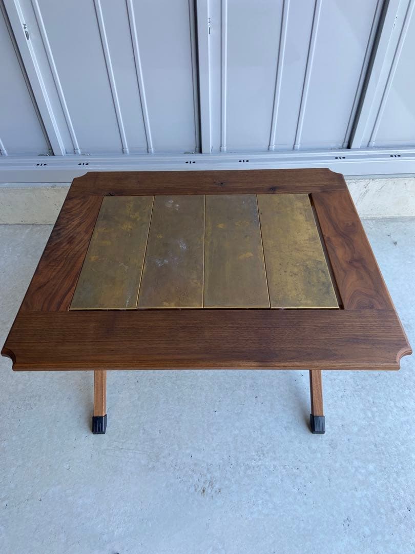 オールドマウンテン NORAs フレーム ウォールナット 真鍮パネル4枚