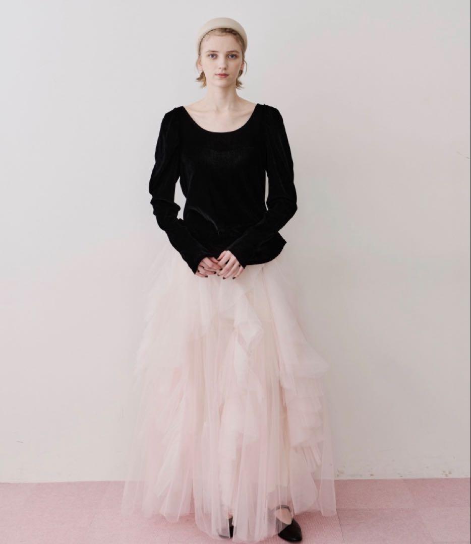 Lily ボリュームチュールスカート　ラベルエチュード