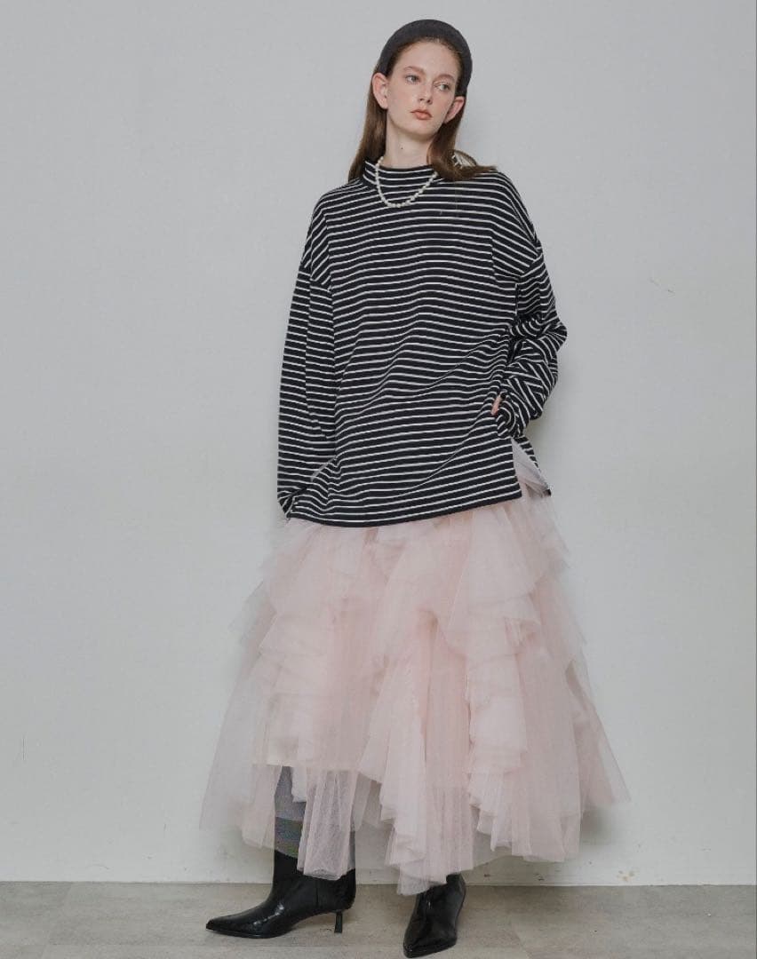 Lily ボリュームチュールスカート　ラベルエチュード