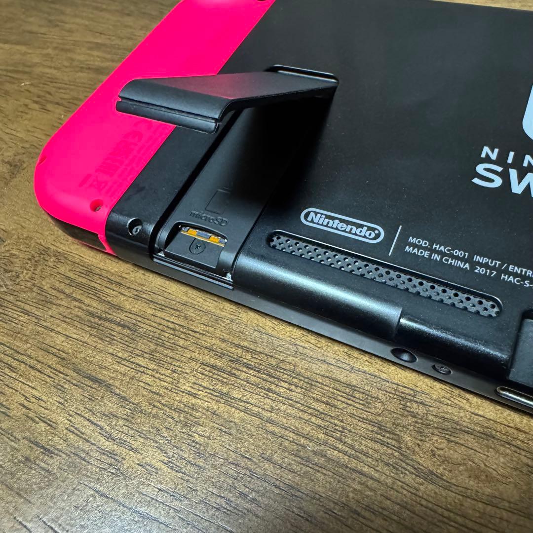 Nintendo Switch本体 +ジョイコン グリーン/ピンク SDカード付