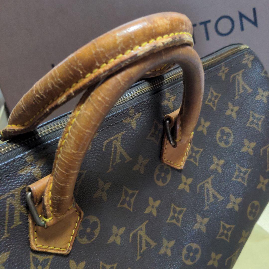 Louis Vuitton ボストンバッグ ブラウン　スピーディー　モノグラム