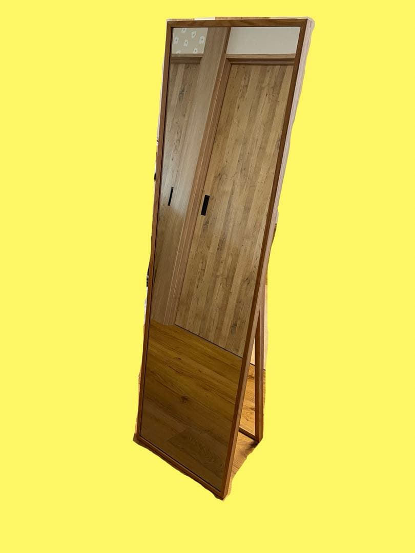 無印良品 木製ミラー オーク材