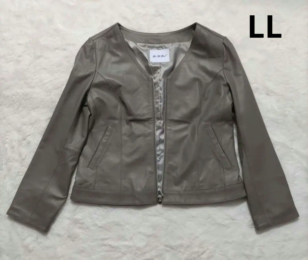 Let Me Glow レットミーグロウ ラムレザー3WAYジャケット