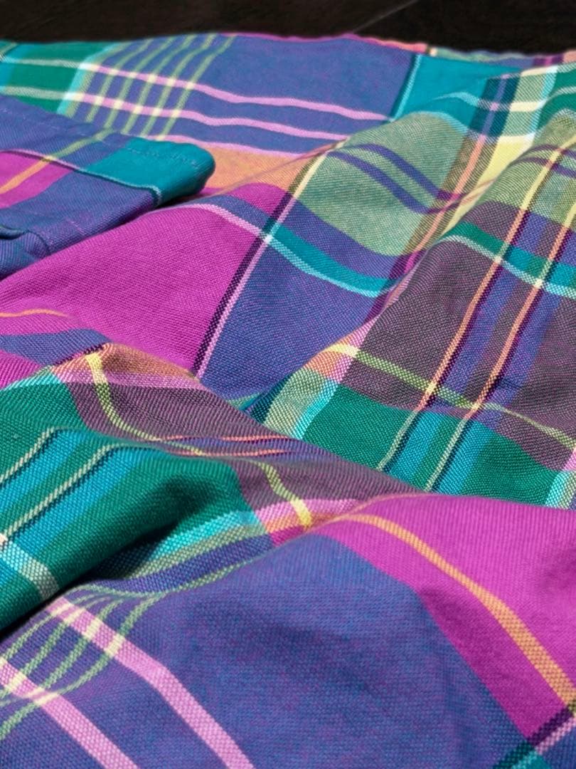 未使用　Polo Ralph Lauren マドラスチェック　長袖シャツ S
