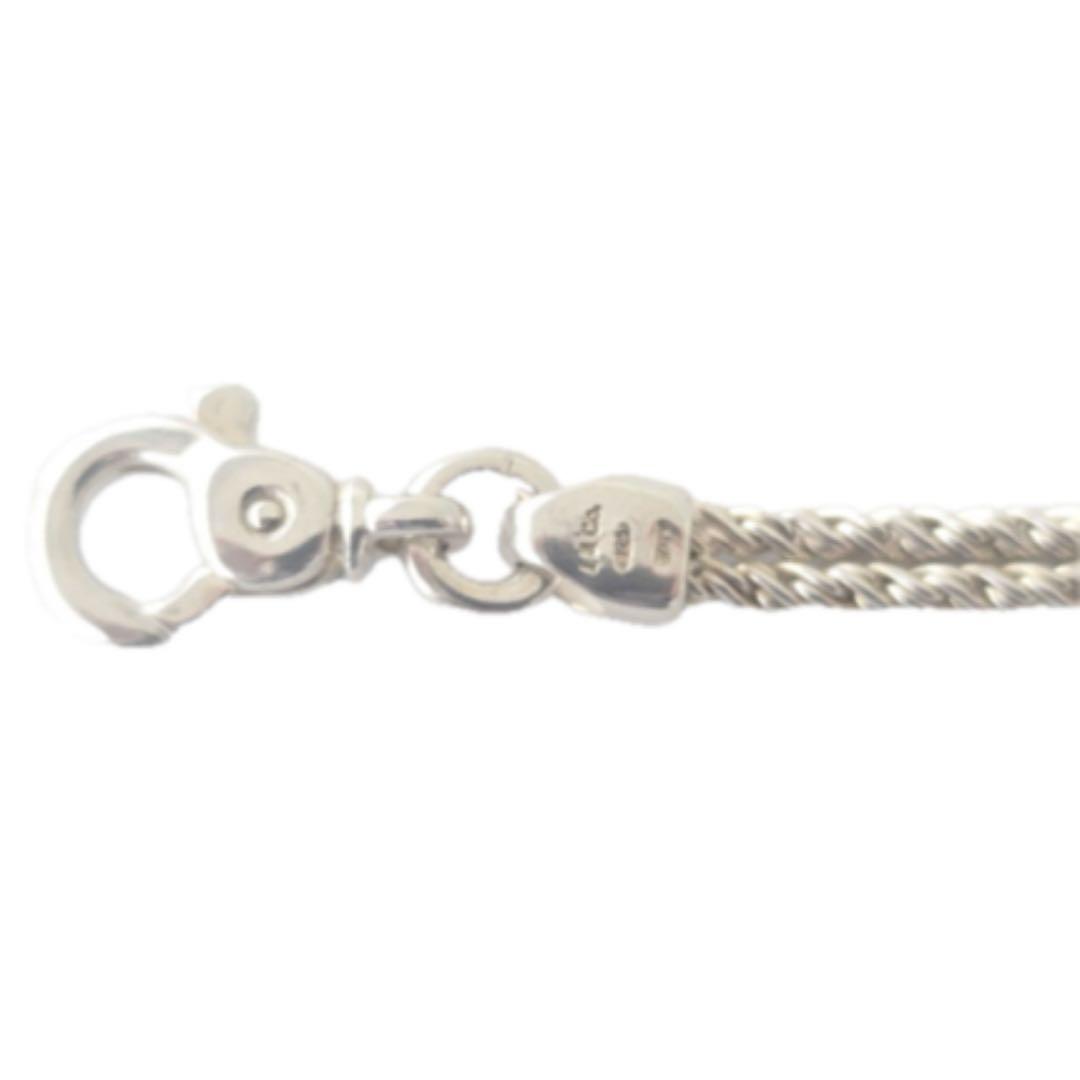 TIFFANY　本物　ティファニー　ダブルロープ　ハートブレス　シルバー