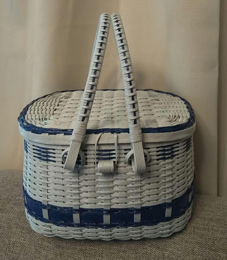 確認用  クラフトバンドかごバスケット