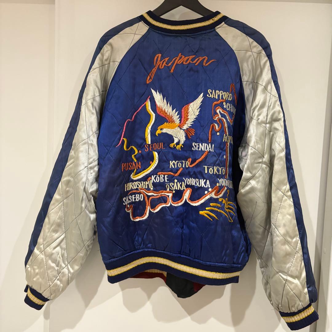40s 50s スカジャン Big size 両A面 888ジッパー