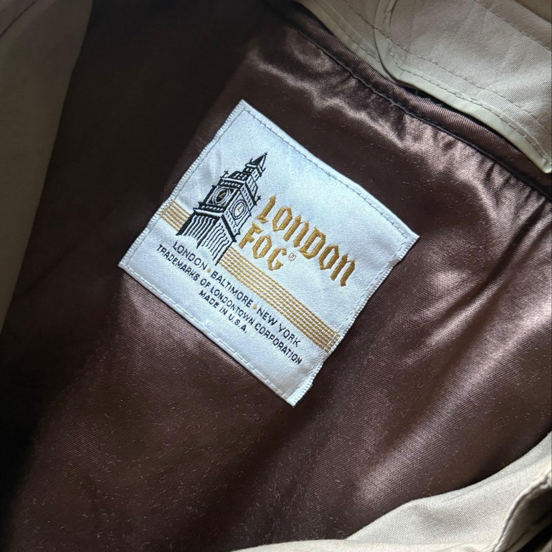 70s 80s usa製 LONDON FOG トレンチコート \"ライナー付き\"
