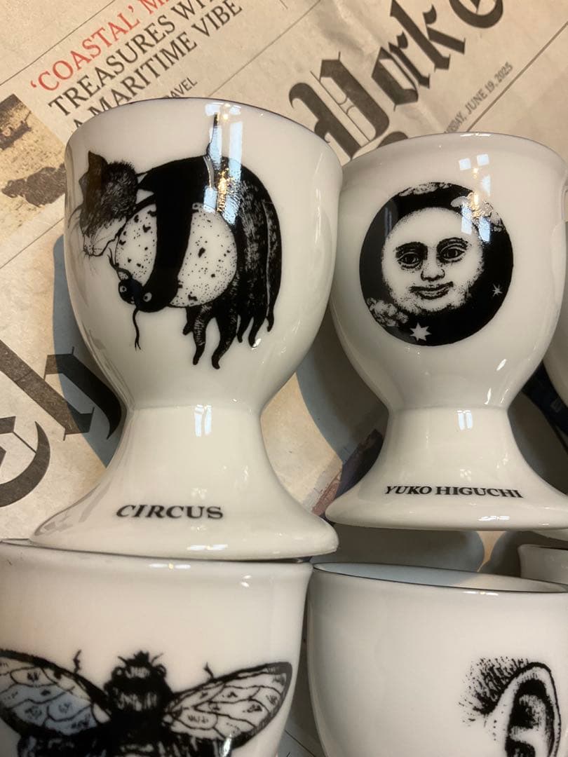 ヒグチユウコ　CIRCUS エッグカップ 8個セット　コンプリート
