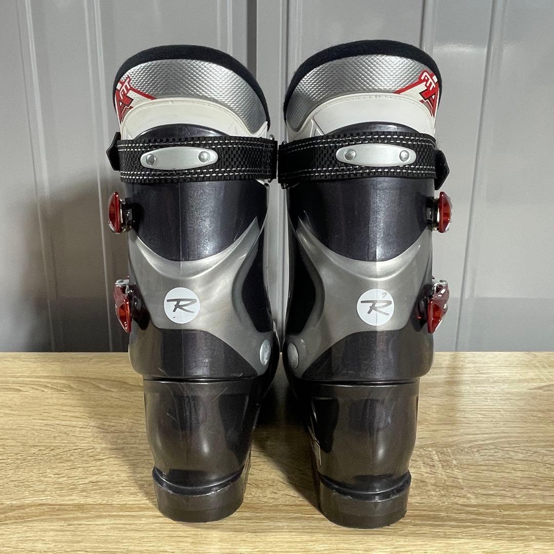 ATOMIC159cm ROSSIGNOL25.5cmストック付きスキーセット