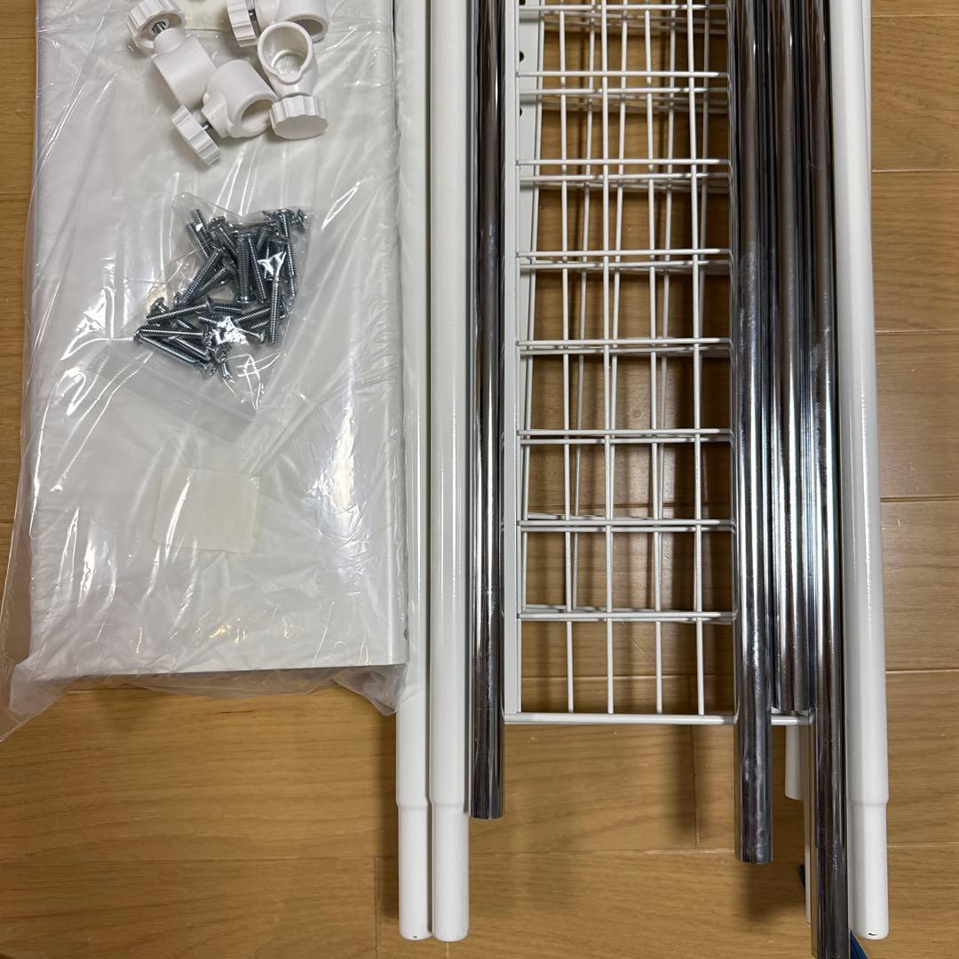 山善フリーラックスリム 幅78×奥行25×高さ209-282 STR