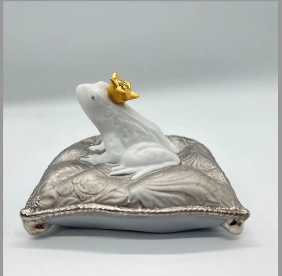 LLADRO リヤドロ カエルの王子様 グリム童話 置物 フィギュリン 陶器