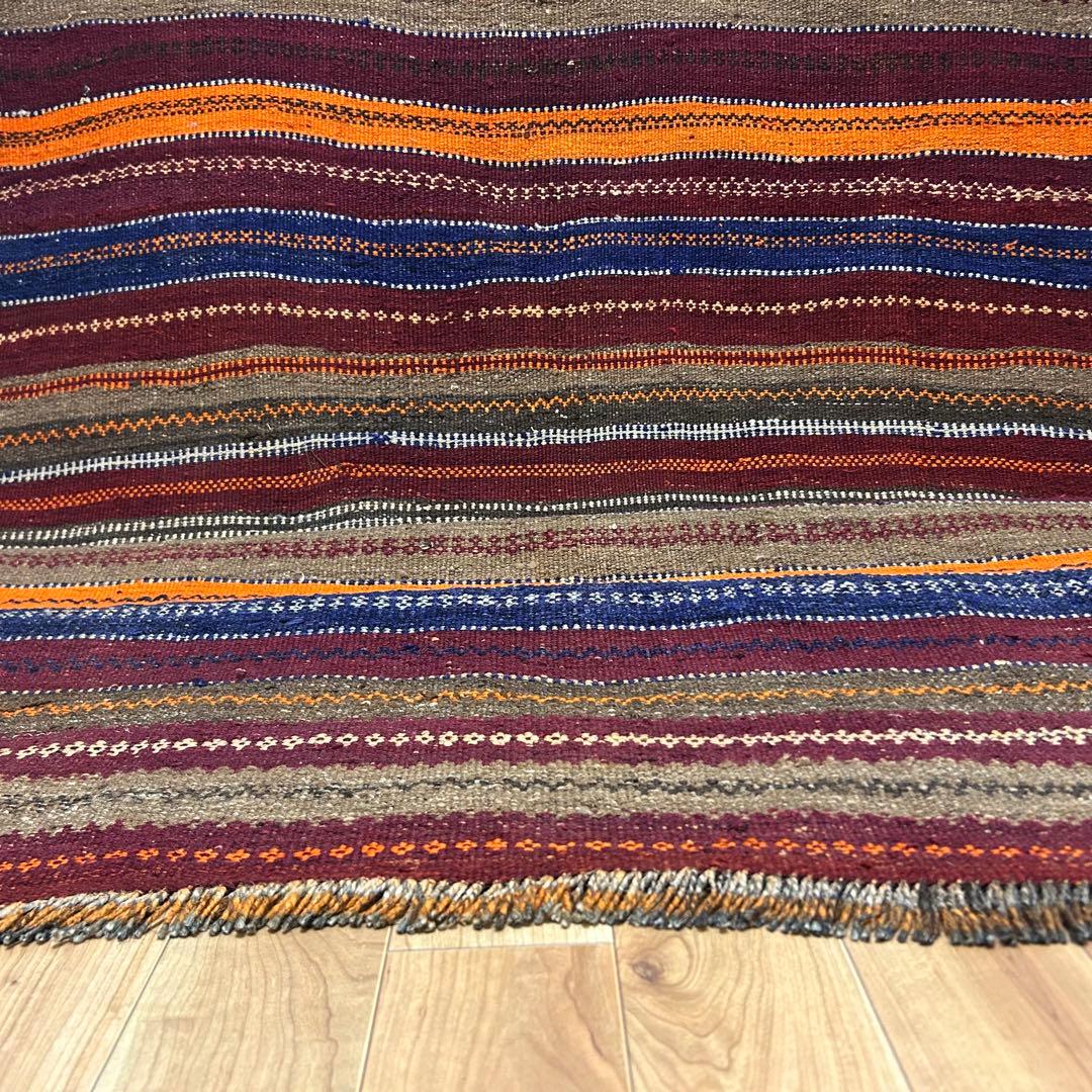 【1980's vintage】291cm × 146cm 大判ビンテージラグ