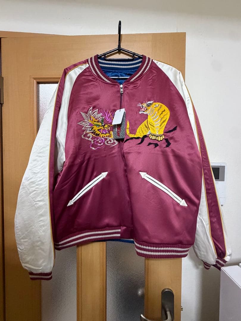 週末限定値下げ　Lサイズ　新品　スカジャン SAPEur サプール リバーシブル