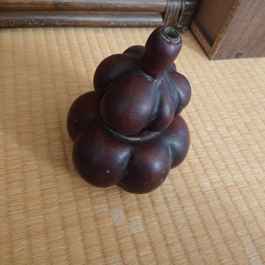 木製ひょうたん型置物昭和レトロ