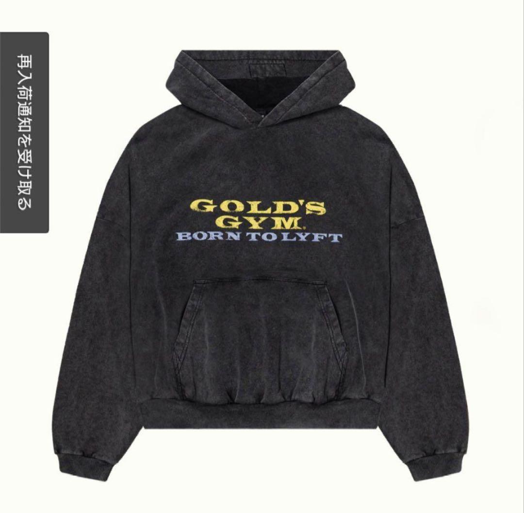 LÝFT × GOLD'S GYM LOGO HOODIE