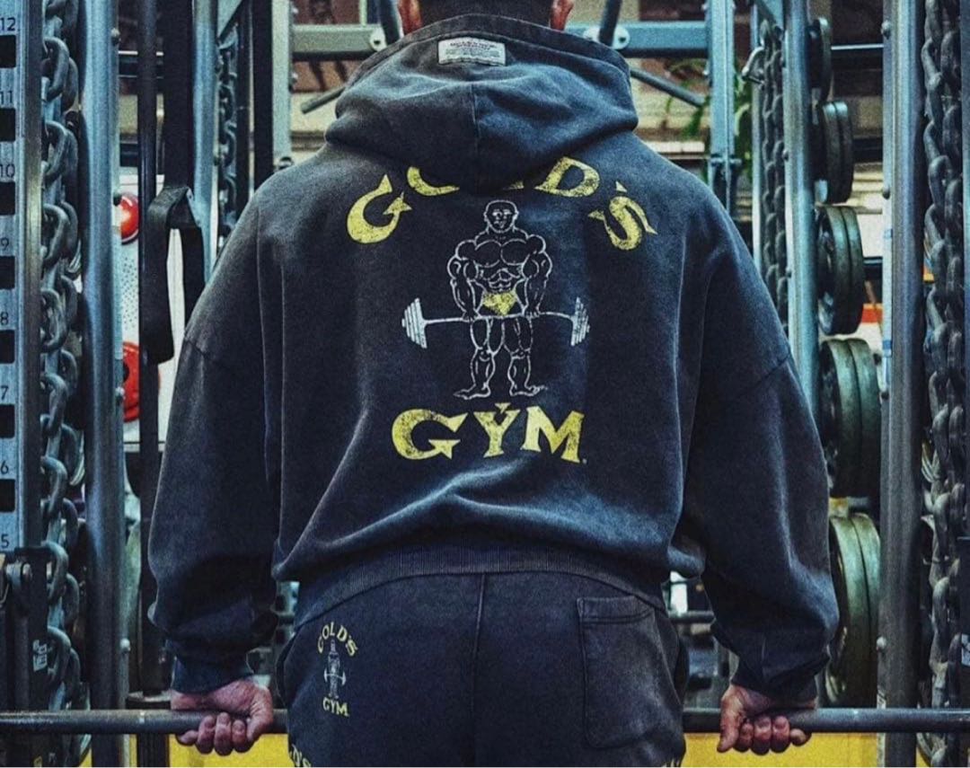 LÝFT × GOLD'S GYM LOGO HOODIE