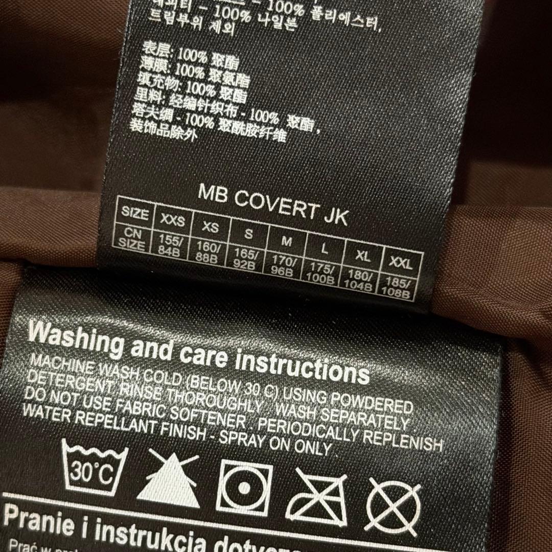 バートン MB COVERT JK サーモライト ドライライド 総柄 グレー L