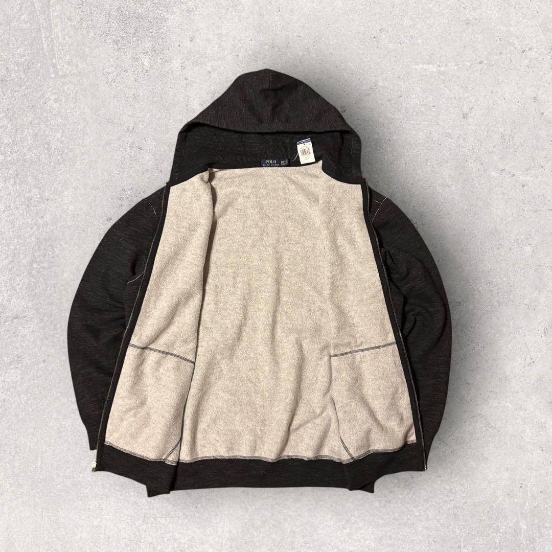 【ポロラルフローレン】ジップパーカー　裏地サーマル　2XL タグ付き　p