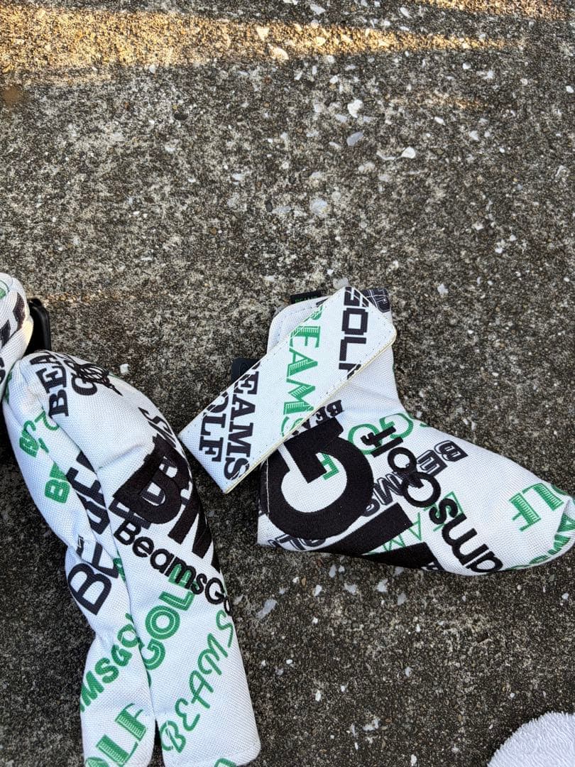 BEAMS GOLF キャディバッグ・ヘッドカバーセット　マルチロゴ　ビームス