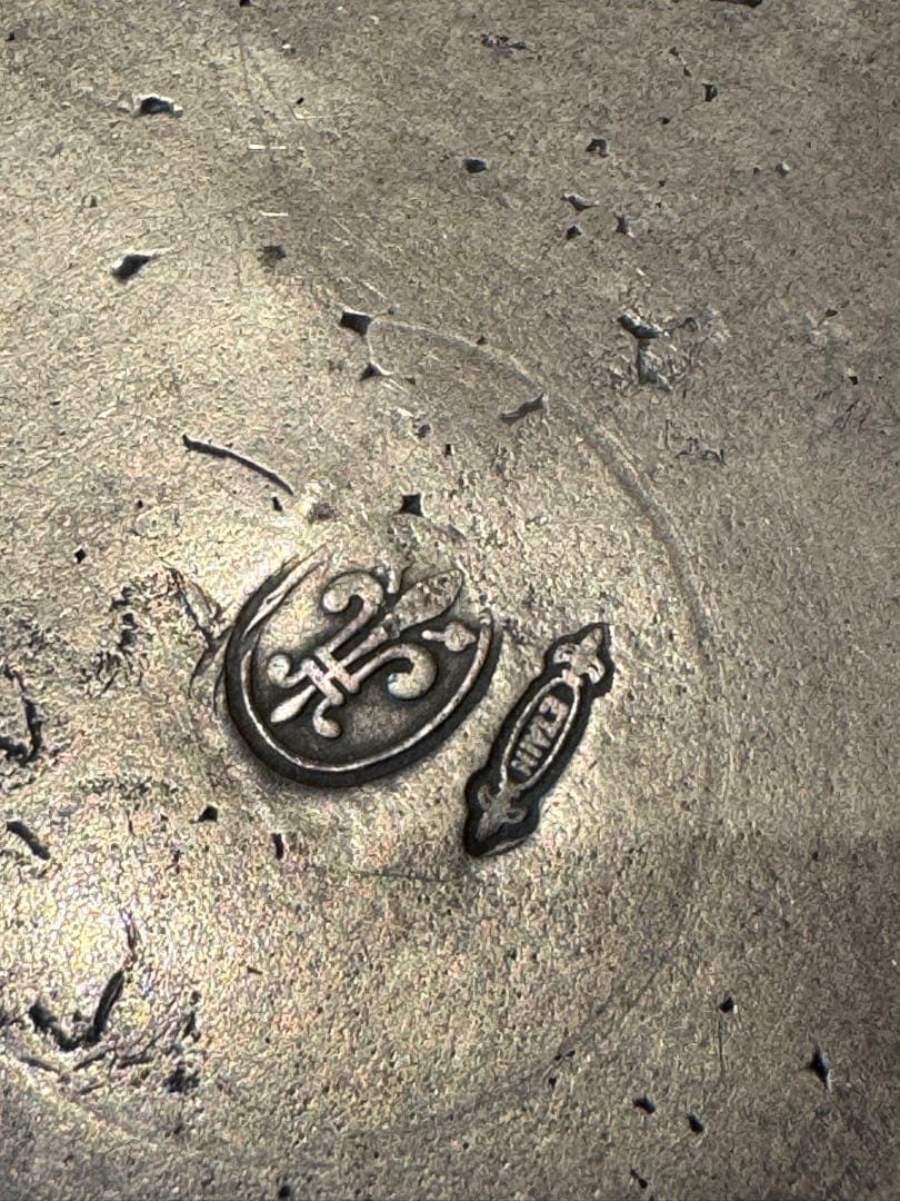 専用です　アンティーク　オクトゴナル　八角形 フルール・ド・リス　エタン