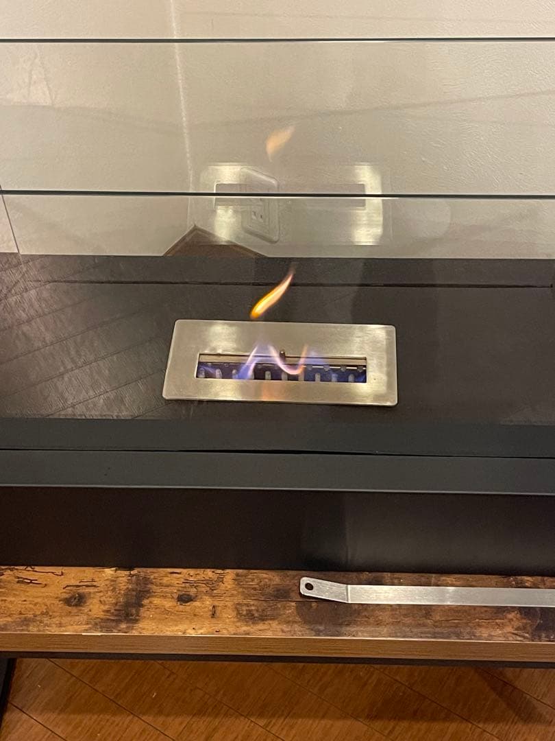 即納 エタノール 暖炉 Nu-Flame 自立式フロア暖炉 フィアマ