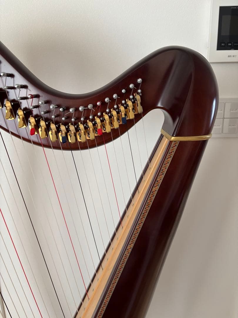 青山ハープ 34弦 130DB 弦楽器