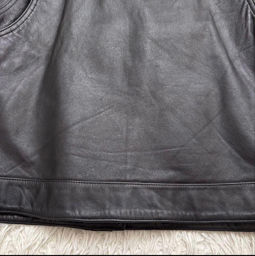 希少　HarleyDavidson ライダーズジャケット レディースM 本革　黒