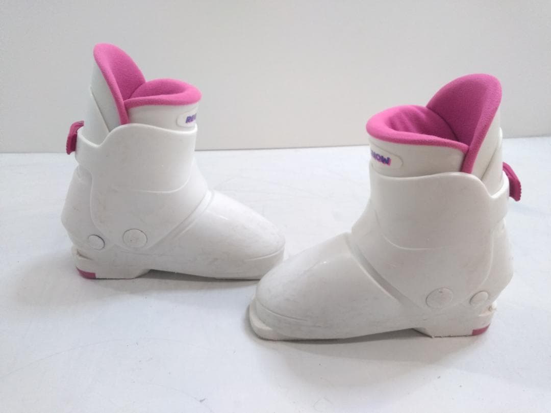 女の子 ジュニアスキー4点セット ピュアコンシャス 110cmブーツ 22cm◇