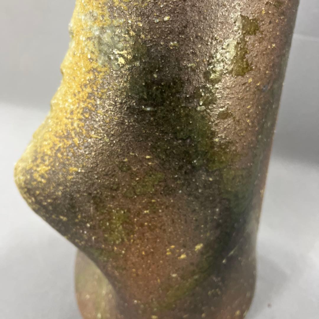 信楽焼 花器 花瓶 花入れ 窯肌合わせ 高さ35cm
