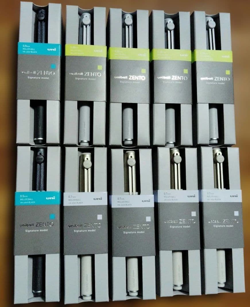 【即日】Uniball ZENTO シグニチャーモデル 10本セット