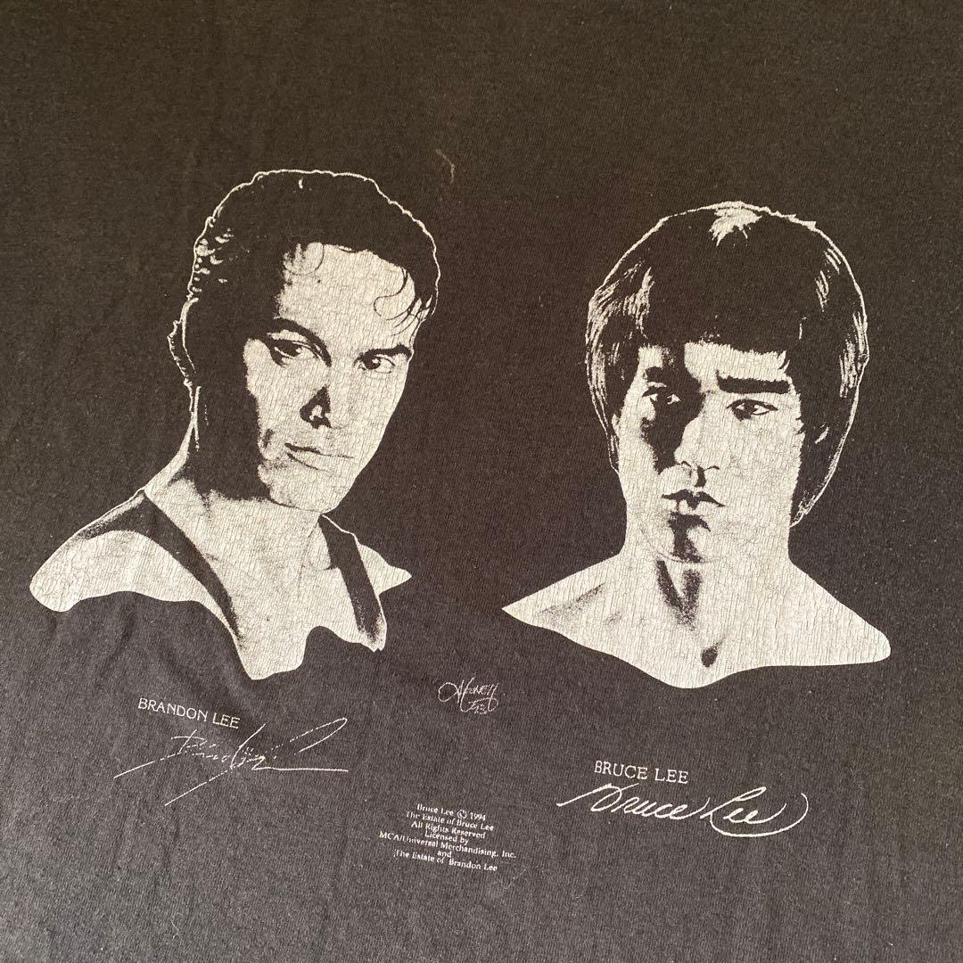 太*き様 ブルース・リー ブランドン・リー ヴィンテージ Tシャツ XL