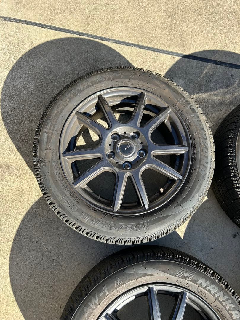 スタッドレス　ホイール　セット　205/55R16