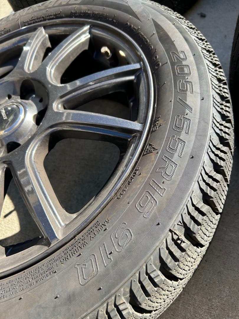スタッドレス　ホイール　セット　205/55R16