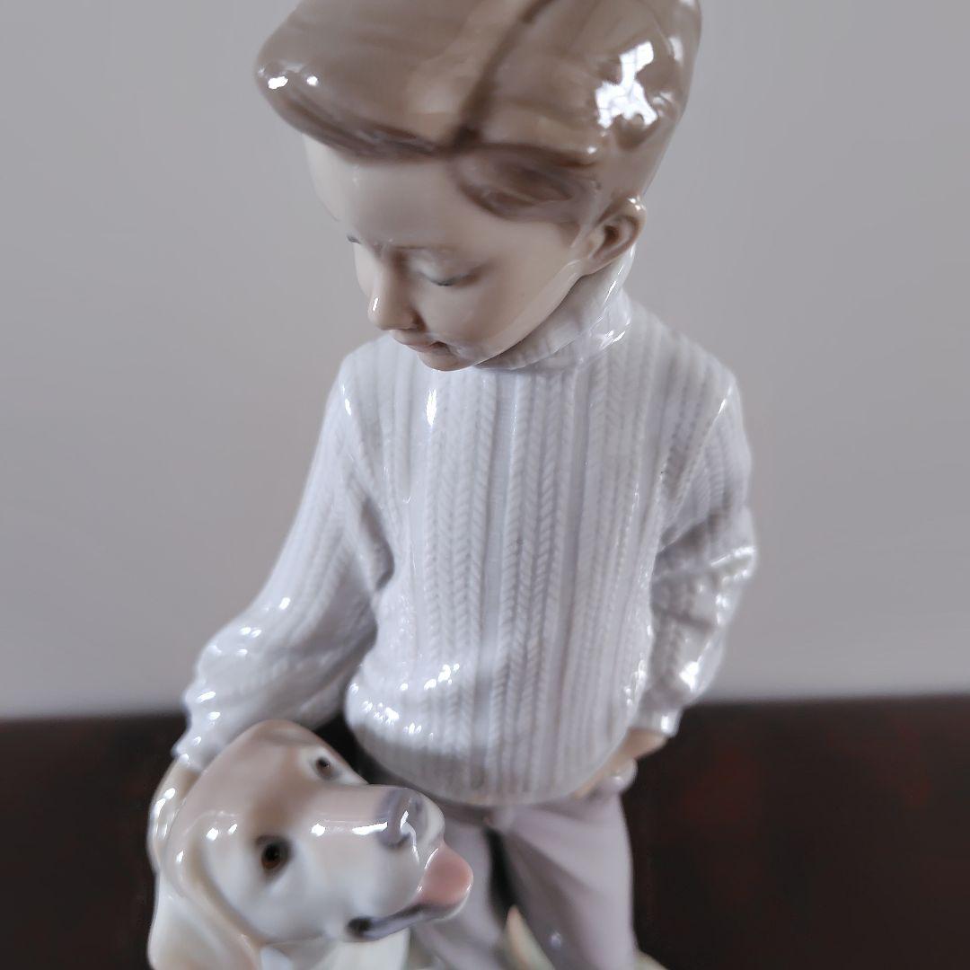 リヤドロ 僕の親友 ラブラドール レトリバー 犬 置物