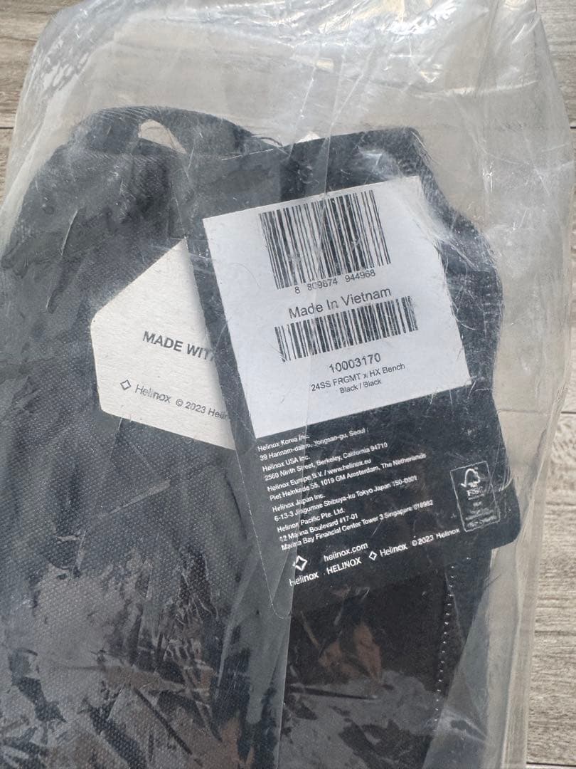 き*餅様 fragment design × Helinox Tac. Benc