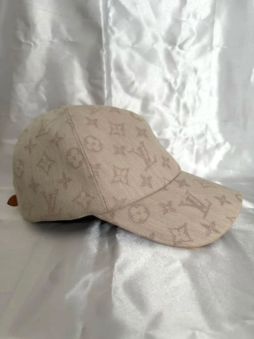 ルイヴィトンLOUIS VUITTON ビーマイキャップ帽子モノグラム　ベージュ