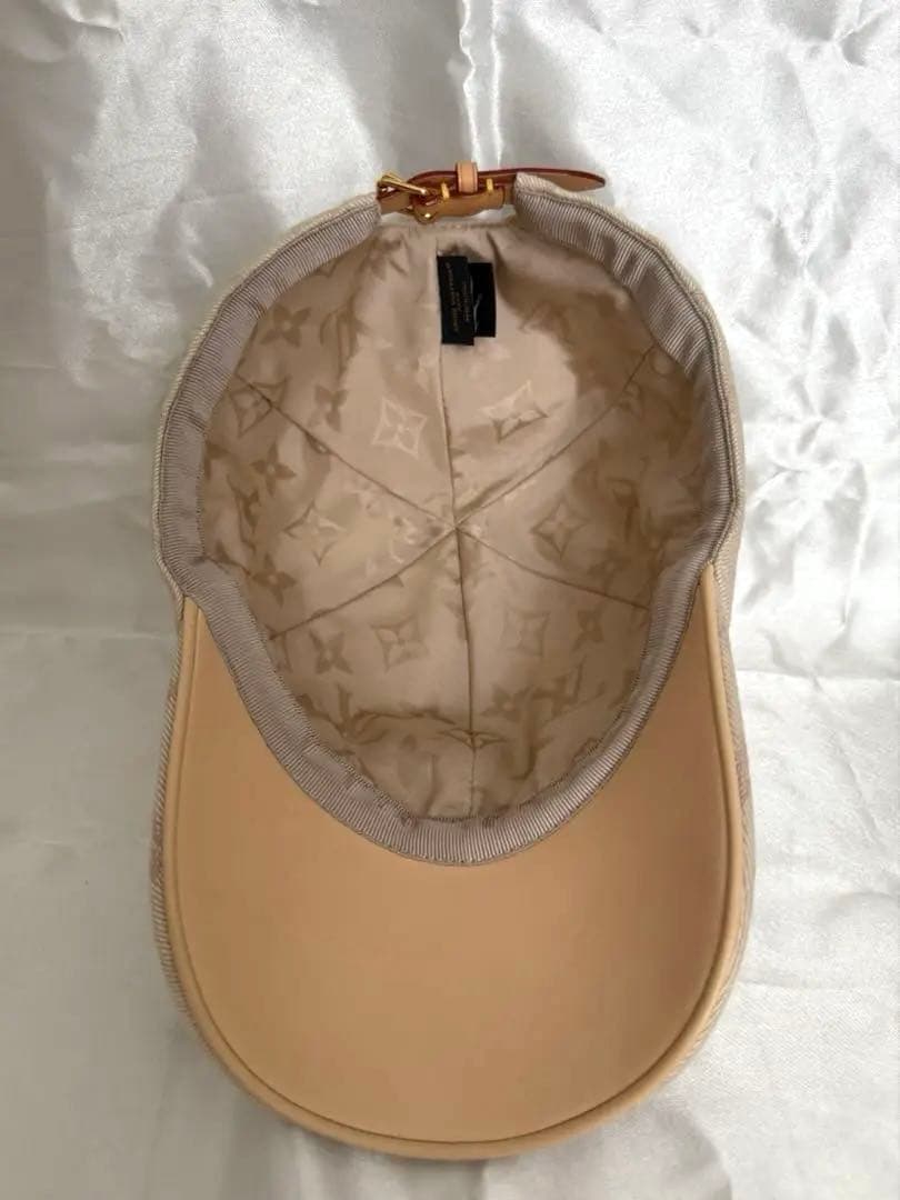 ルイヴィトンLOUIS VUITTON ビーマイキャップ帽子モノグラム　ベージュ