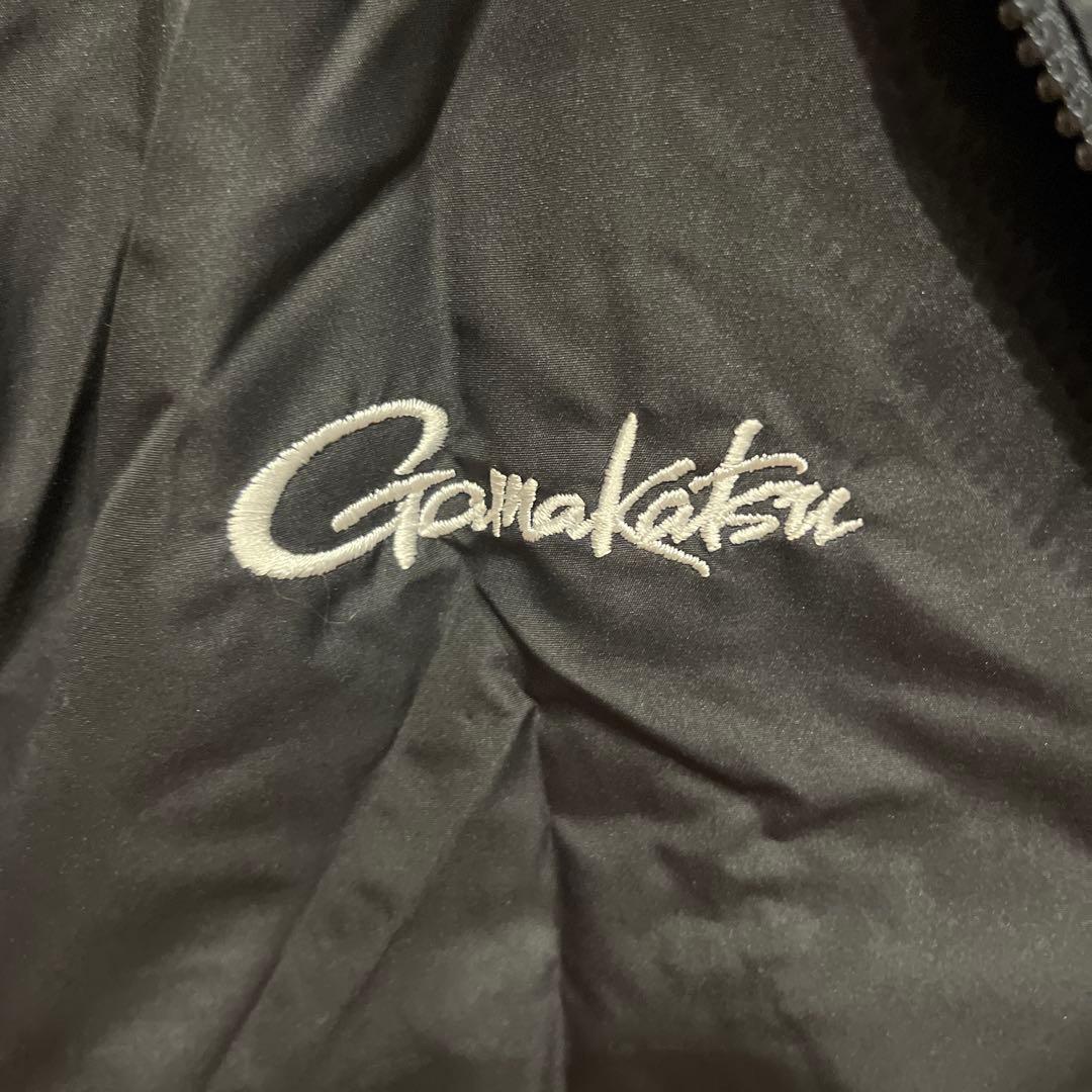 Gamakatsu ブラック レインウェアMサイズ