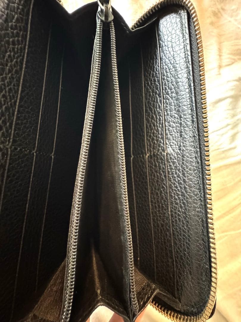 【美品】GUCCI グッチ　ラウンドファスナー長財布