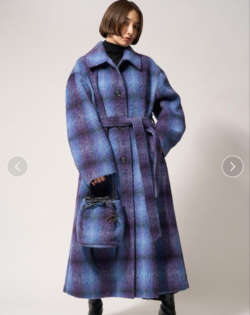 フレイアイディー【COAT LABコートラボ限定】ポンテトルトシャギーコート