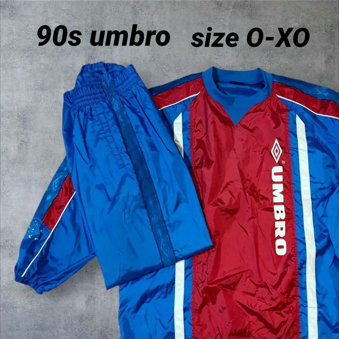 希少 O-XO アンブロ セットアップ 90s 日本製 Y2K テック デカロゴ