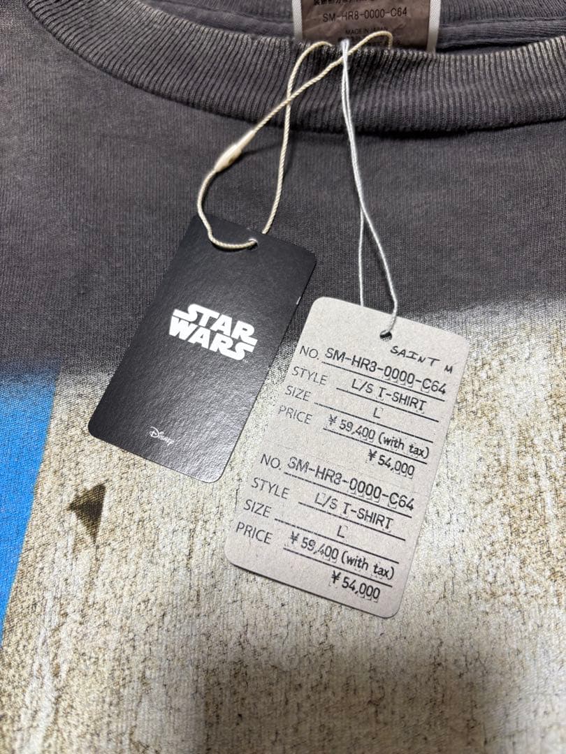 大人気！セントマイケルStar Wars ダース・ベイダー 長袖カットソーＬ