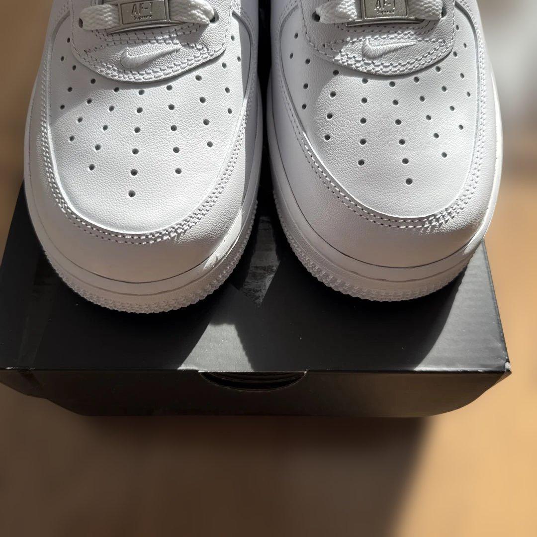 Nike Air Force 1 Supreme ホワイト 26.5 新品