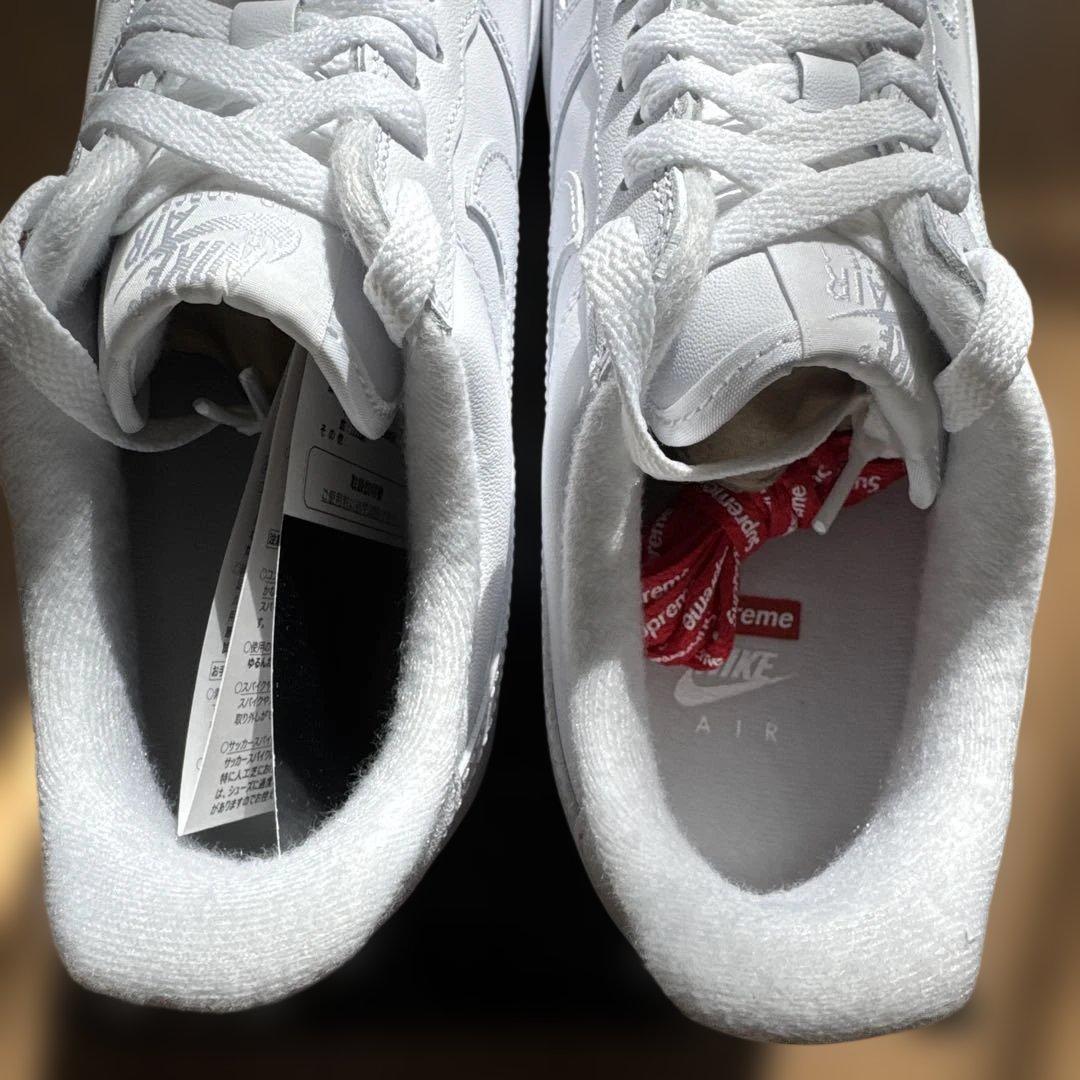Nike Air Force 1 Supreme ホワイト 26.5 新品